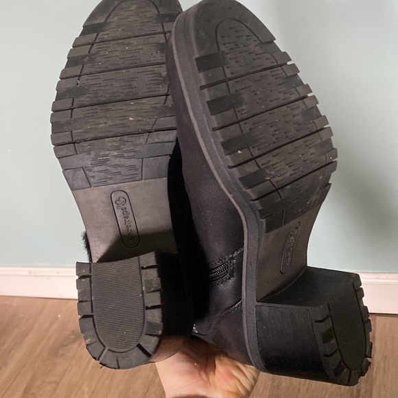 Baretraps Tevin Boot Black Womens Size 8 Medium. Rustic faux fur cottagecore - Picture 8 of 11